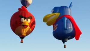 Angry Birds with the Dodo balloon